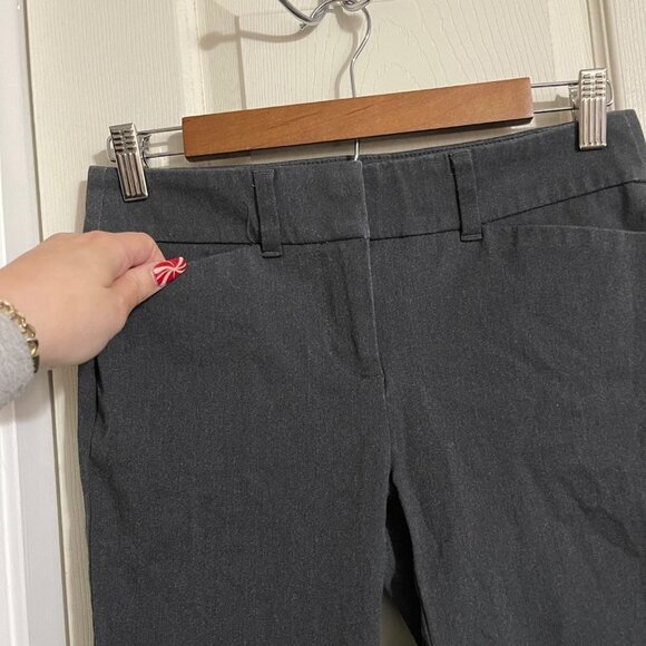 Ann Taylor LOFT Womens Gray Modern Ankle Skinny Trouser Pants Size 0 Petite - Picture 4 of 8